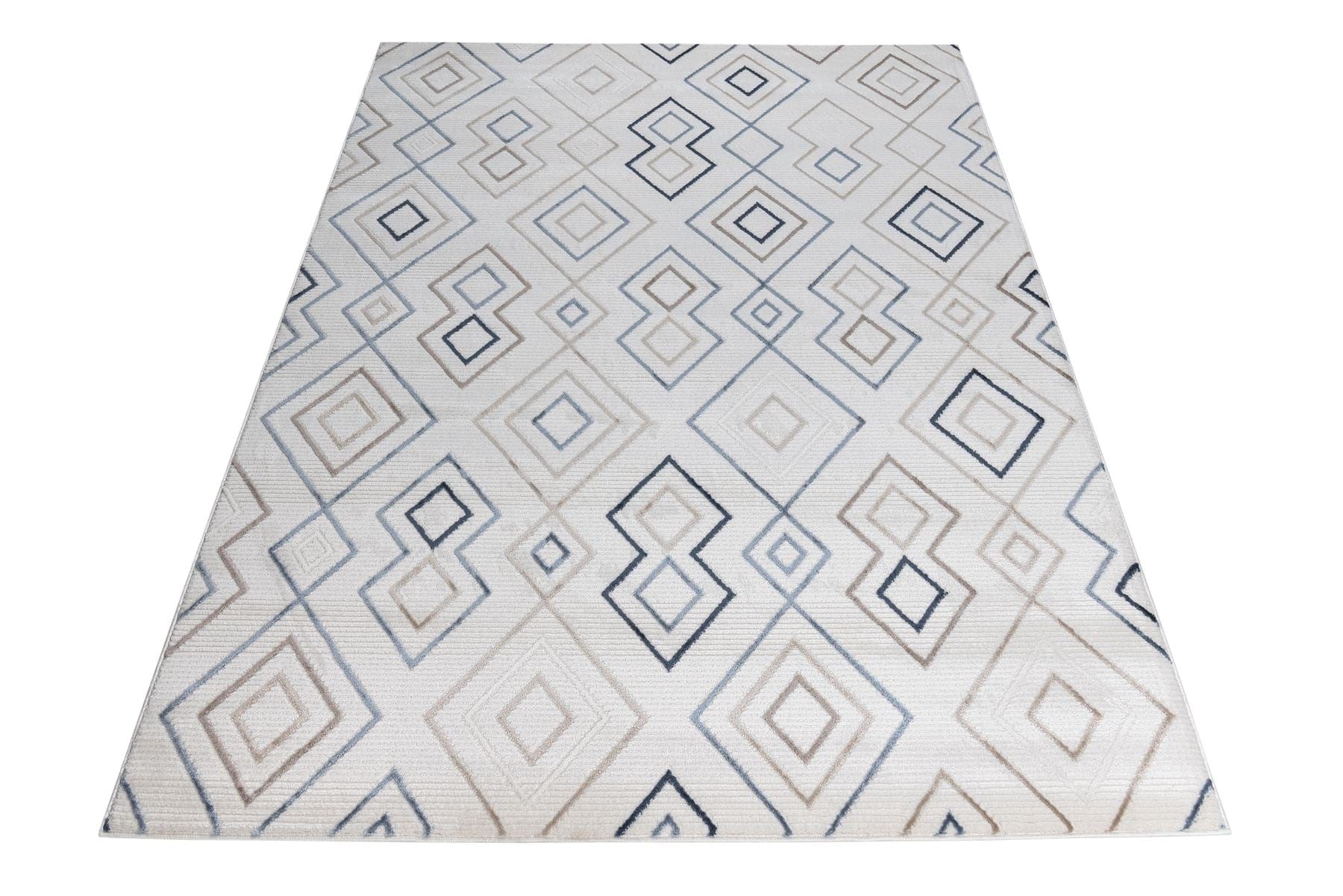 Kodiak Large Rug Blue / Cream / Beige / Brown 200 X 290cm