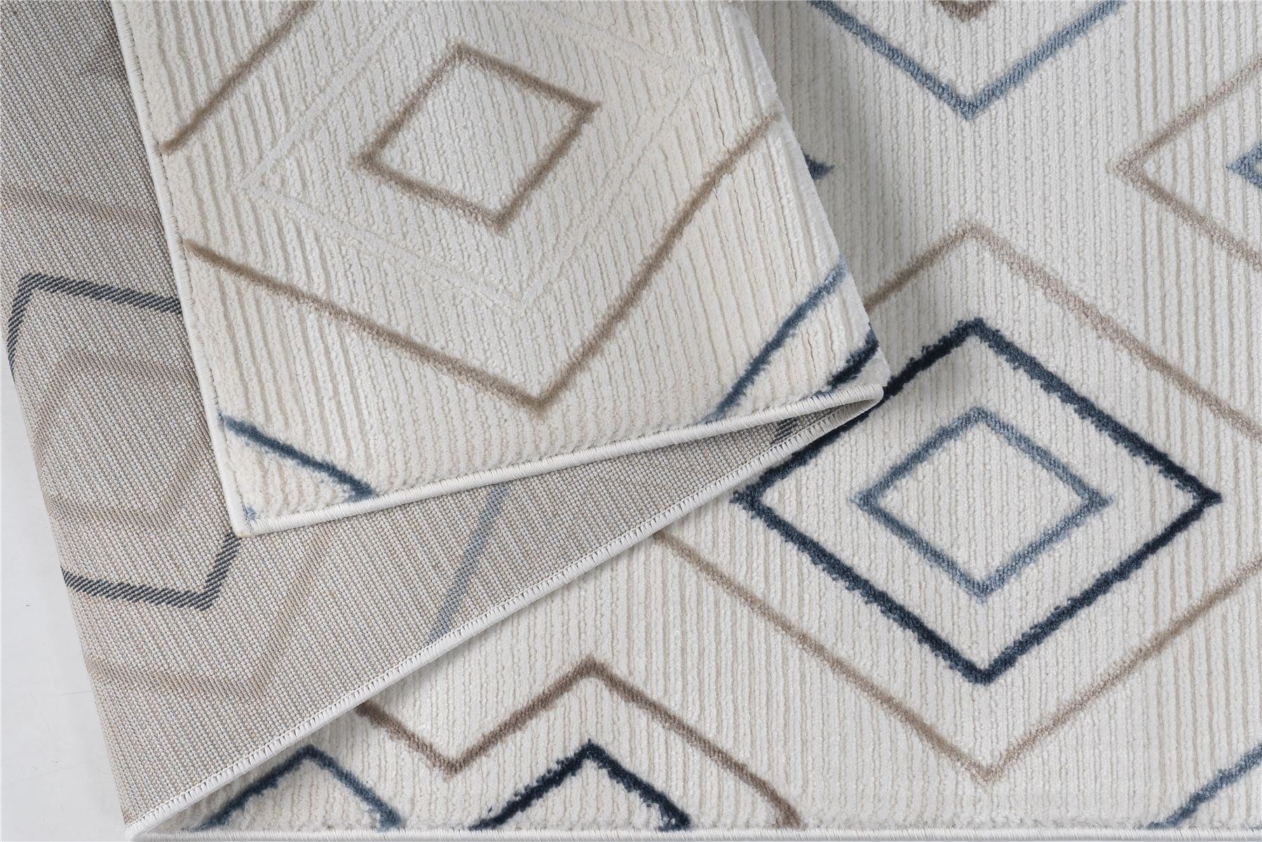 Kodiak Medium Rug Blue / Cream / Beige / Brown 160 X 230cm