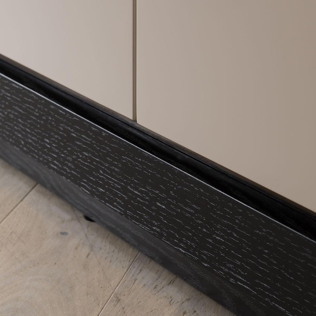 Murcia 3-Door Sideboard with Drawers Matte Chalk