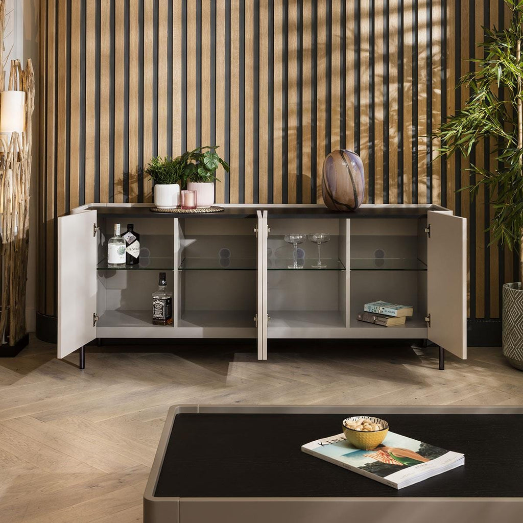 Newton 4 Door Sideboard Buffet Chalk