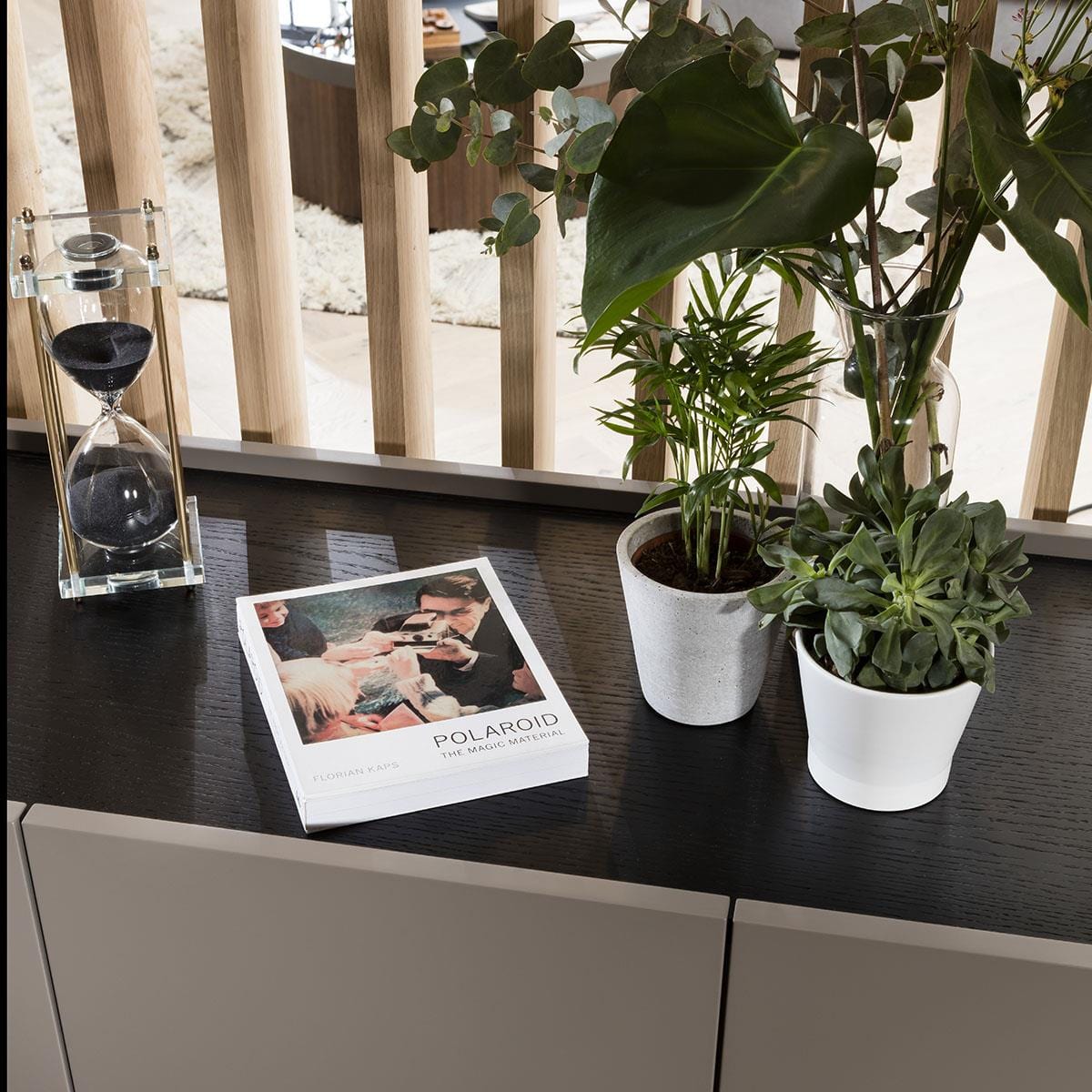 Newton 4 Door Sideboard Buffet Taupe