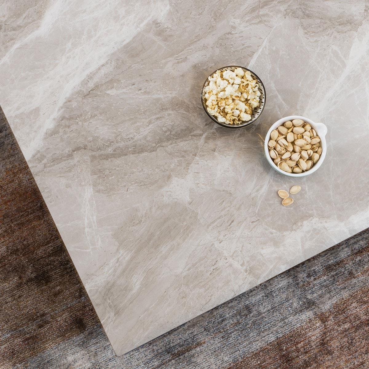 Lena Modern Ceramic Coffee Table Grey