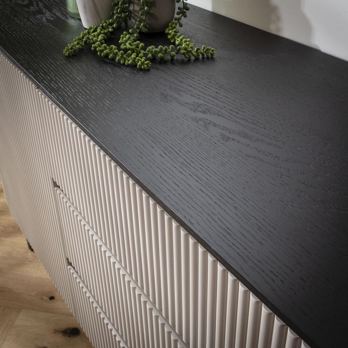 Laura Sideboard Cabinet Buffet Matte Chalk 210cm