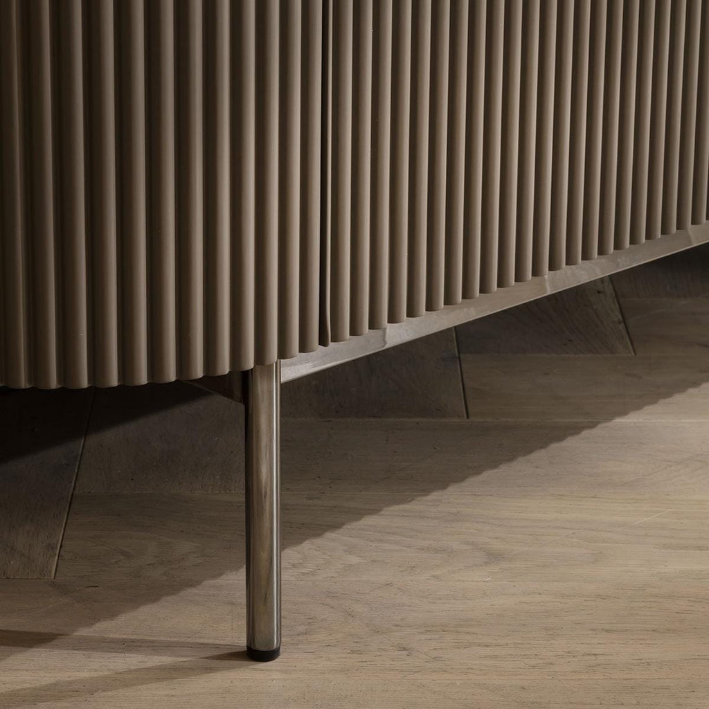 Laura Sideboard Cabinet Buffet Matte Taupe 210cm