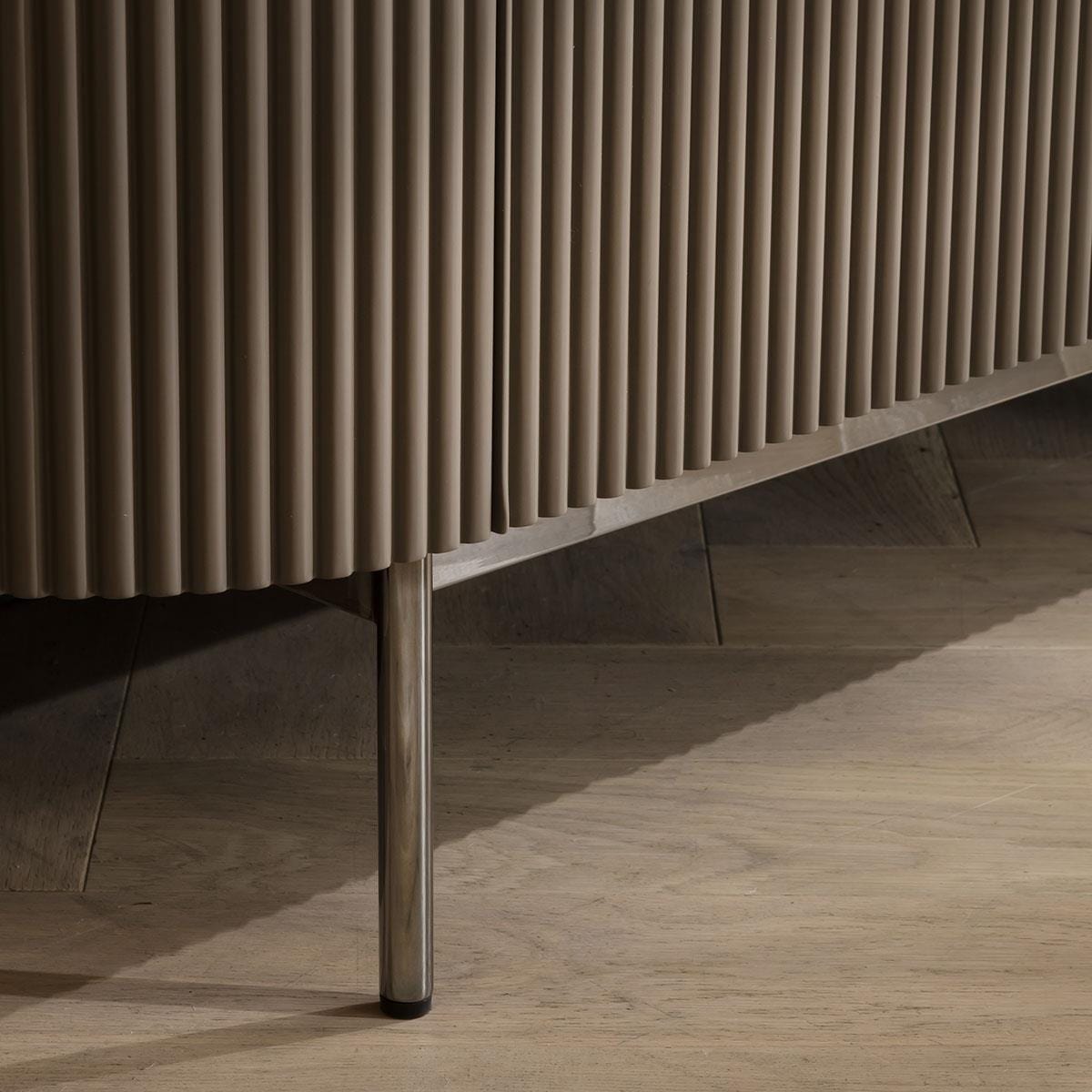 Laura Sideboard Cabinet Buffet Matte Taupe 210cm