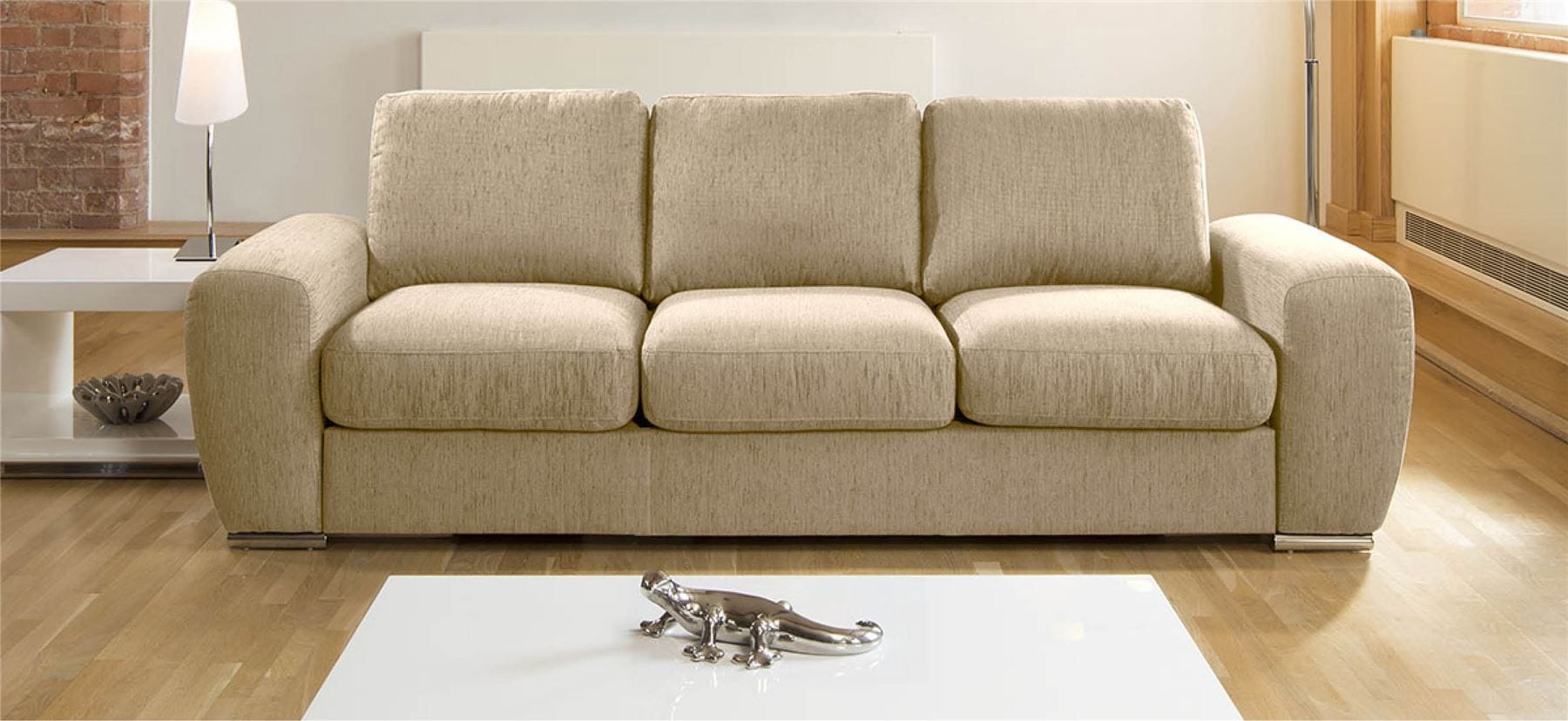 Large Modern Italian Three 3 Seater Sofa 2.7mtr Any Colour Grande 31