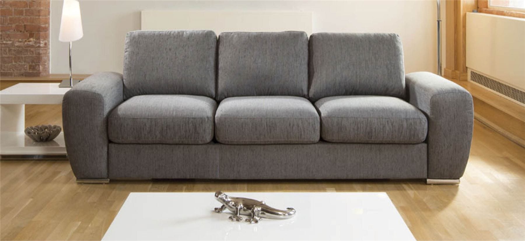 Large Modern Italian Three 3 Seater Sofa 2.7mtr Any Colour Grande 31