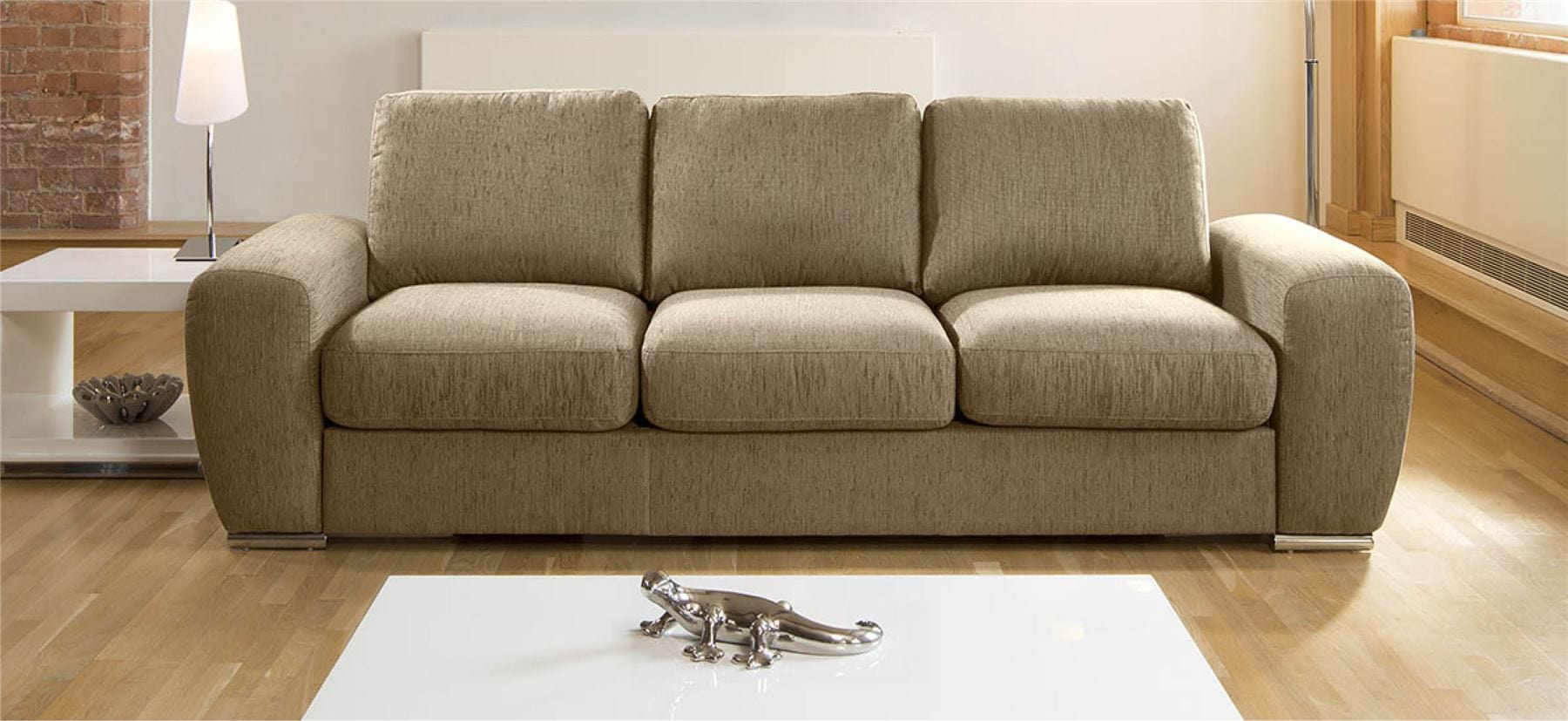 Large Modern Italian Three 3 Seater Sofa 2.7mtr Any Colour Grande 31