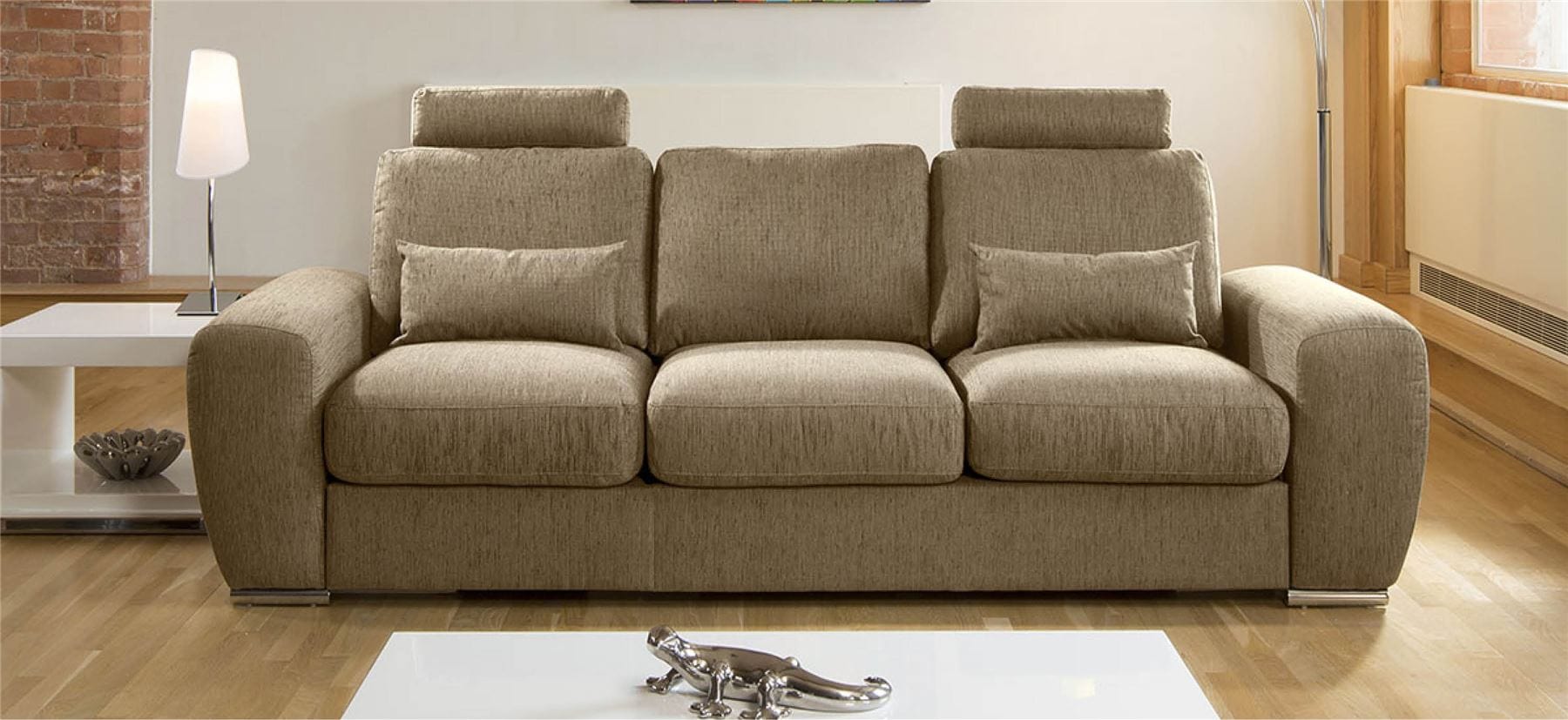 Large Modern Italian Three 3 Seater Sofa 2.7mtr Any Colour Grande 31