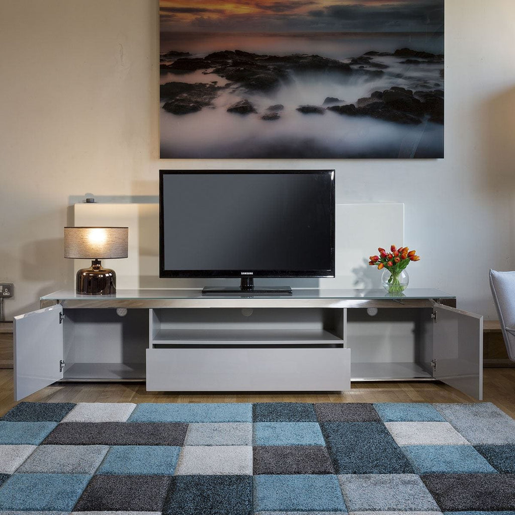 Sophie TV Cabinet Stand 220cm Grey