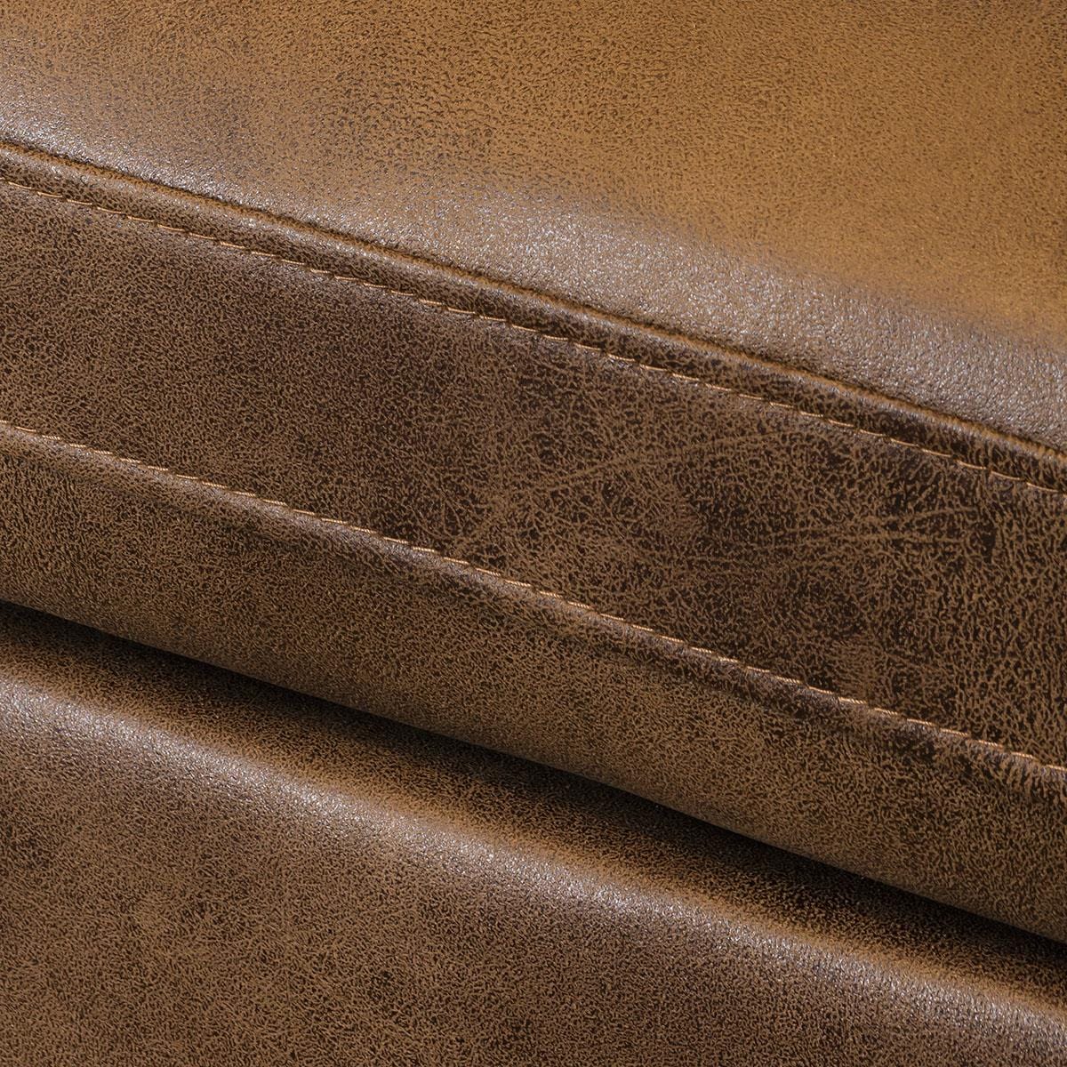 Mikey 6 Seater Corner Sofa Brown 380x285cm 15L