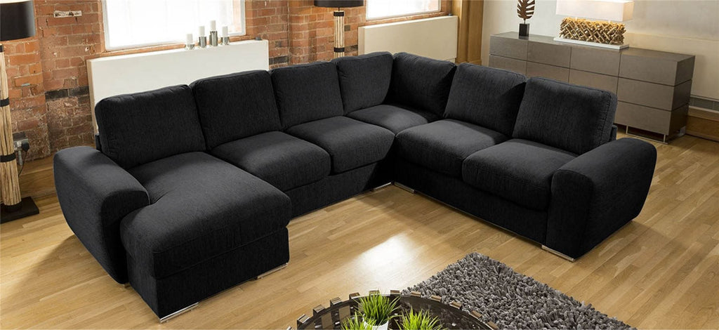 Large Premium L Shape Corner Cinema Sofa Chaise Any Colour Grande 4LH