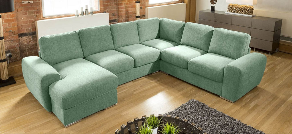 Large Premium L Shape Corner Cinema Sofa Chaise Any Colour Grande 4LH