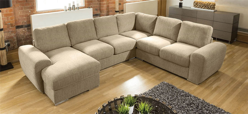 Large Premium L Shape Corner Cinema Sofa Chaise Any Colour Grande 4LH