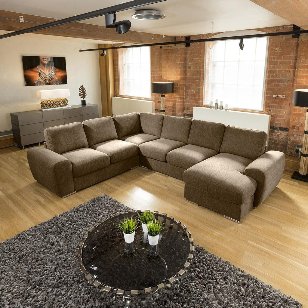 Large Premium L Shape Corner Cinema Sofa Chaise Any Colour Grande 4RH
