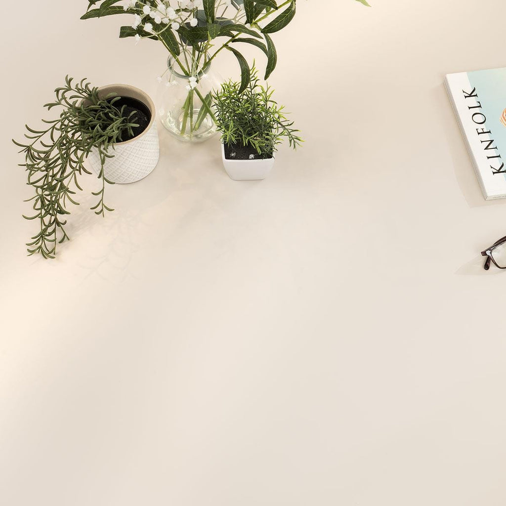 Large Square Modern Coffee Table - Chalk Matte Premium Finish 120x120cm