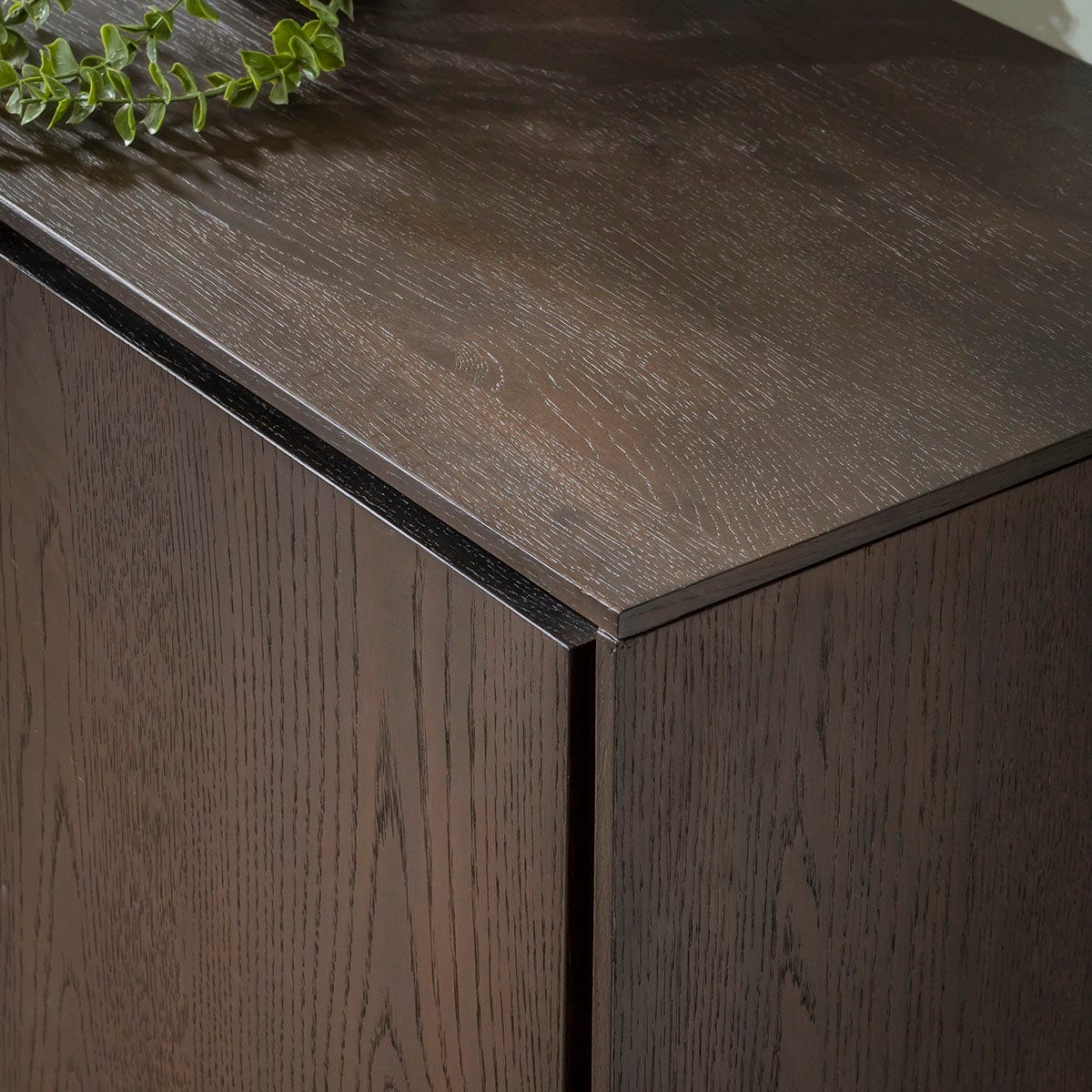 Grado Large TV Stand Cabinet Media Unit Dark Wood 205cm