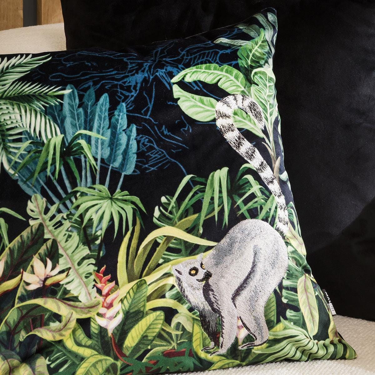 Lemur Velvet Scatter Cushion 45cm