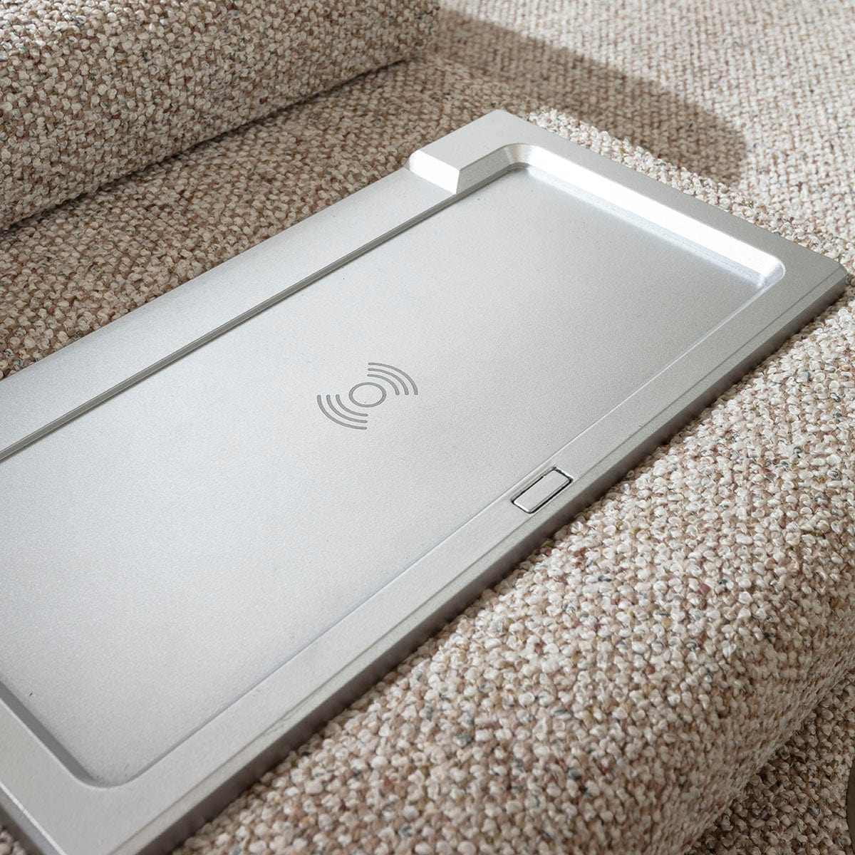 Lola Modern 3 Seater Electric Recliner Sofa & Console Beige 315cm 1C1