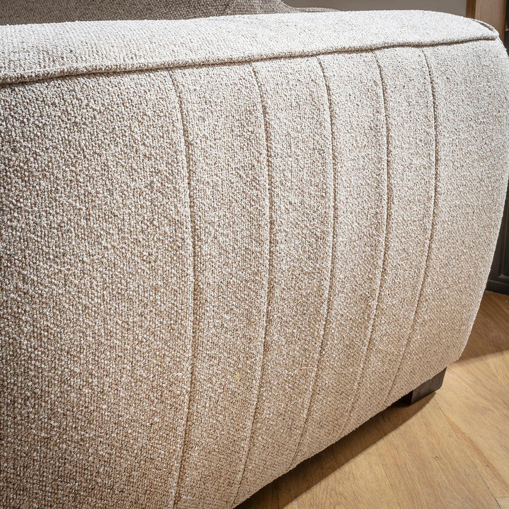 Lola Modern 2 Seater Electric Recliner Sofa & Console Beige 239cm 2SC1