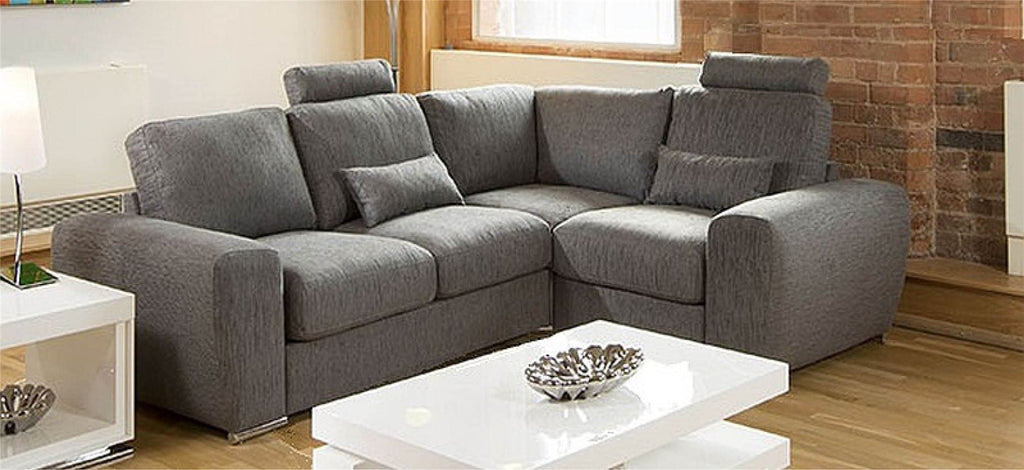 Lovely Modern Deep Corner Sofa Many Colours and Fabrics Grande 7LH