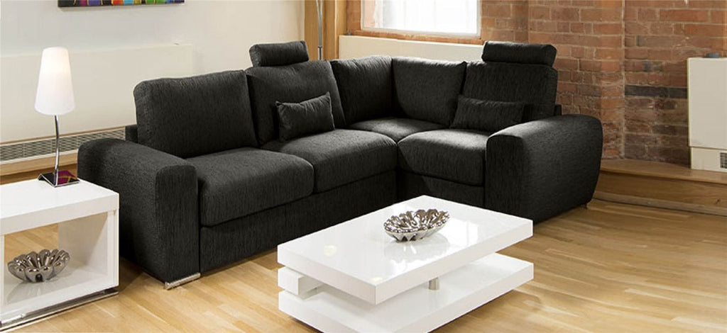 Lovely Modern Deep Corner Sofa Many Colours and Fabrics Grande 7LH