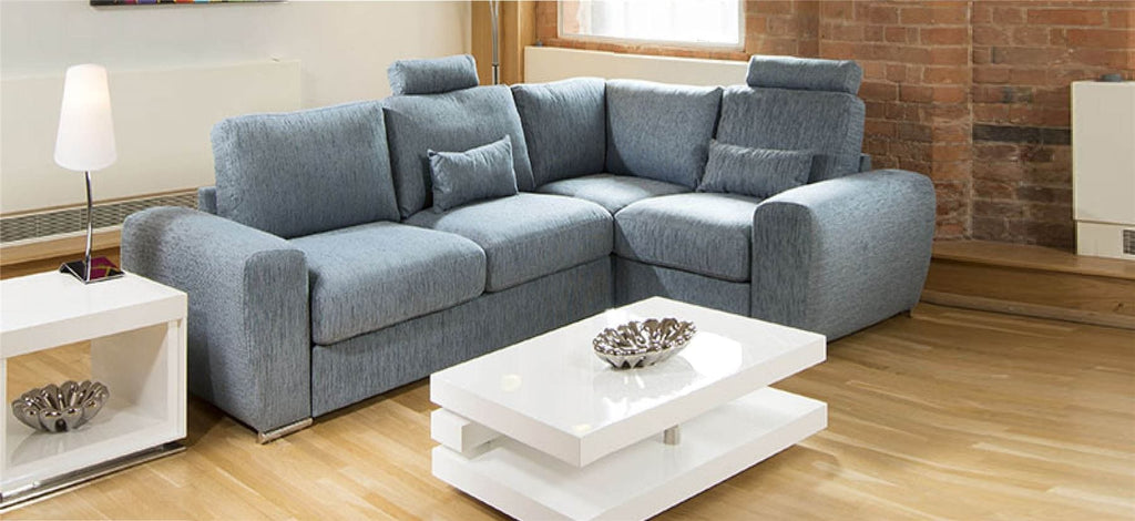 Lovely Modern Deep Corner Sofa Many Colours and Fabrics Grande 7LH