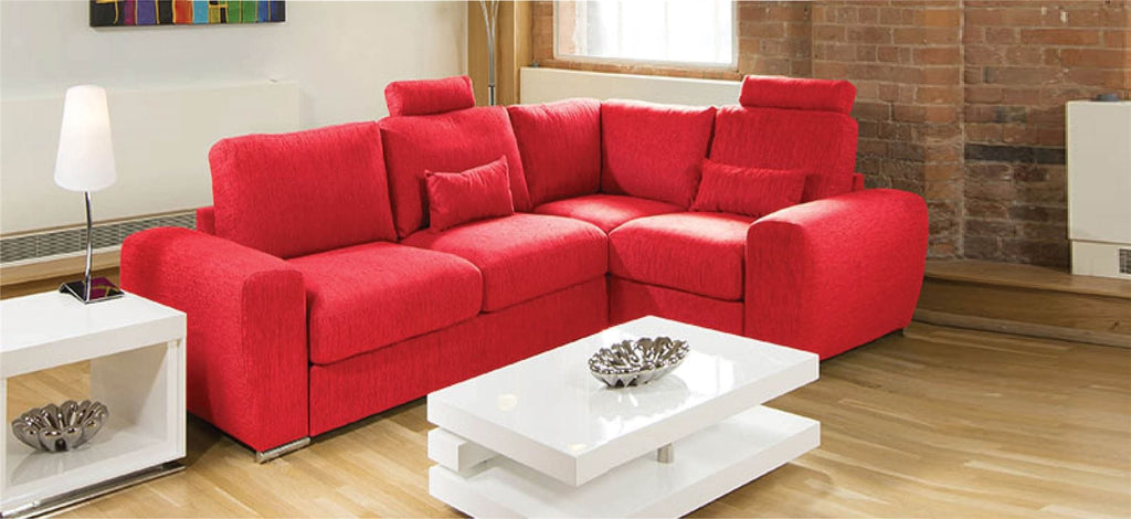 Lovely Modern Deep Corner Sofa Many Colours and Fabrics Grande 7LH