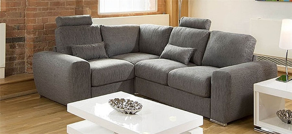 Lovely Modern Deep Corner Sofa Many Colours and Fabrics Grande 7RH