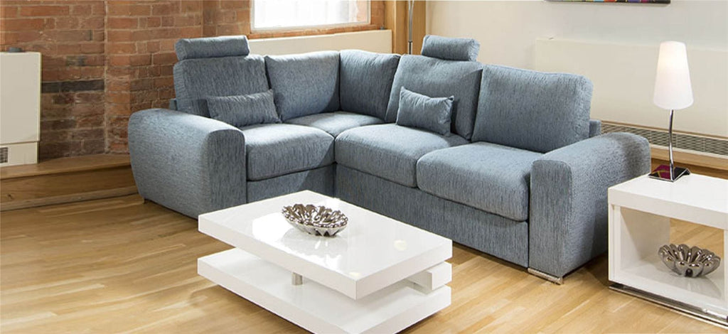 Lovely Modern Deep Corner Sofa Many Colours and Fabrics Grande 7RH