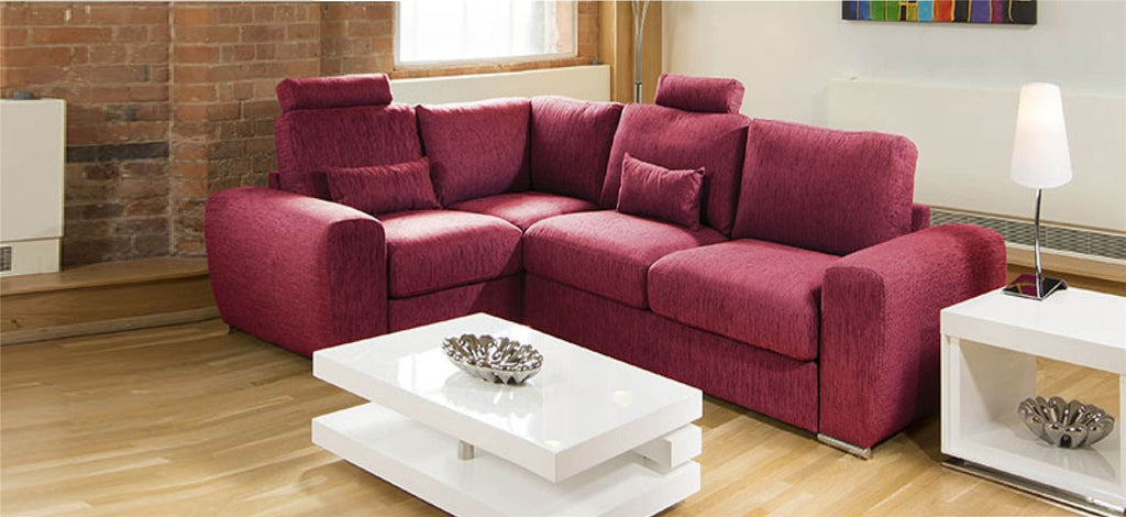 Lovely Modern Deep Corner Sofa Many Colours and Fabrics Grande 7RH