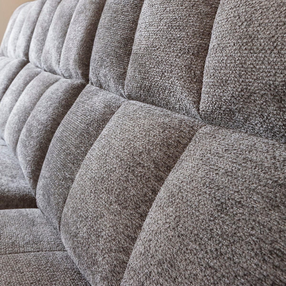 Luca Modern 3 Seater Dual Electric Recliner Sofa Charcoal Chenille 290cm 1