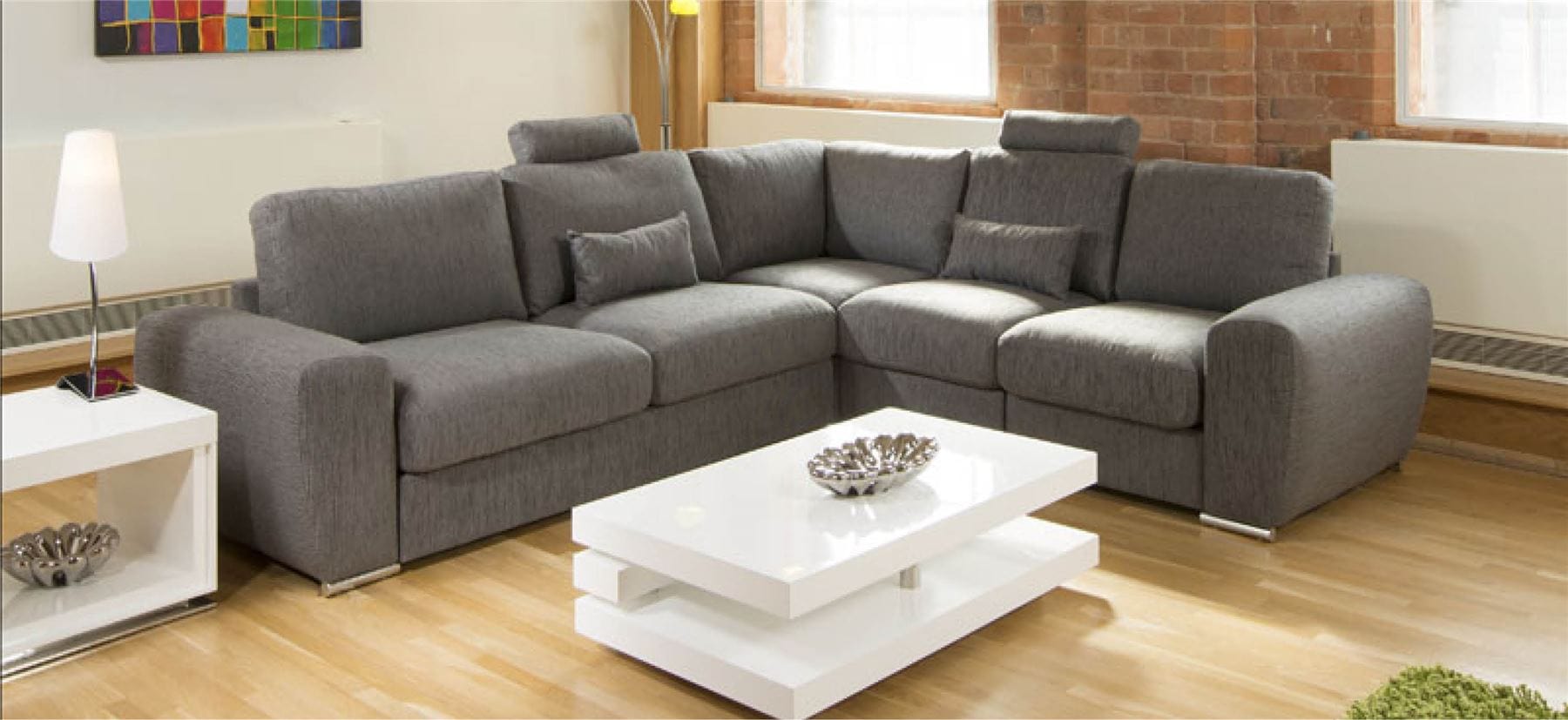 Luxurious Extra Deep Sectional Modular L Shape Corner Sofa Grande 5LH