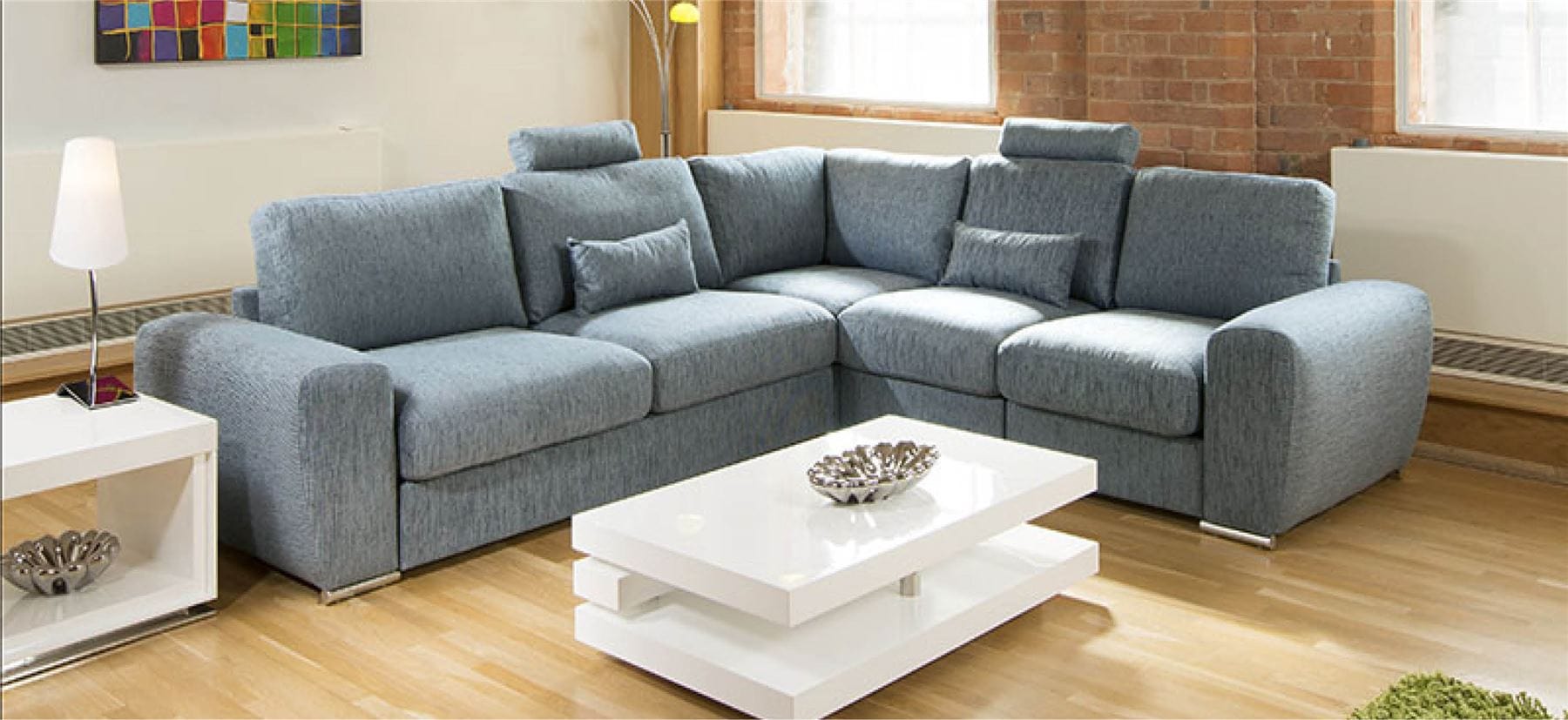 Luxurious Extra Deep Sectional Modular L Shape Corner Sofa Grande 5LH