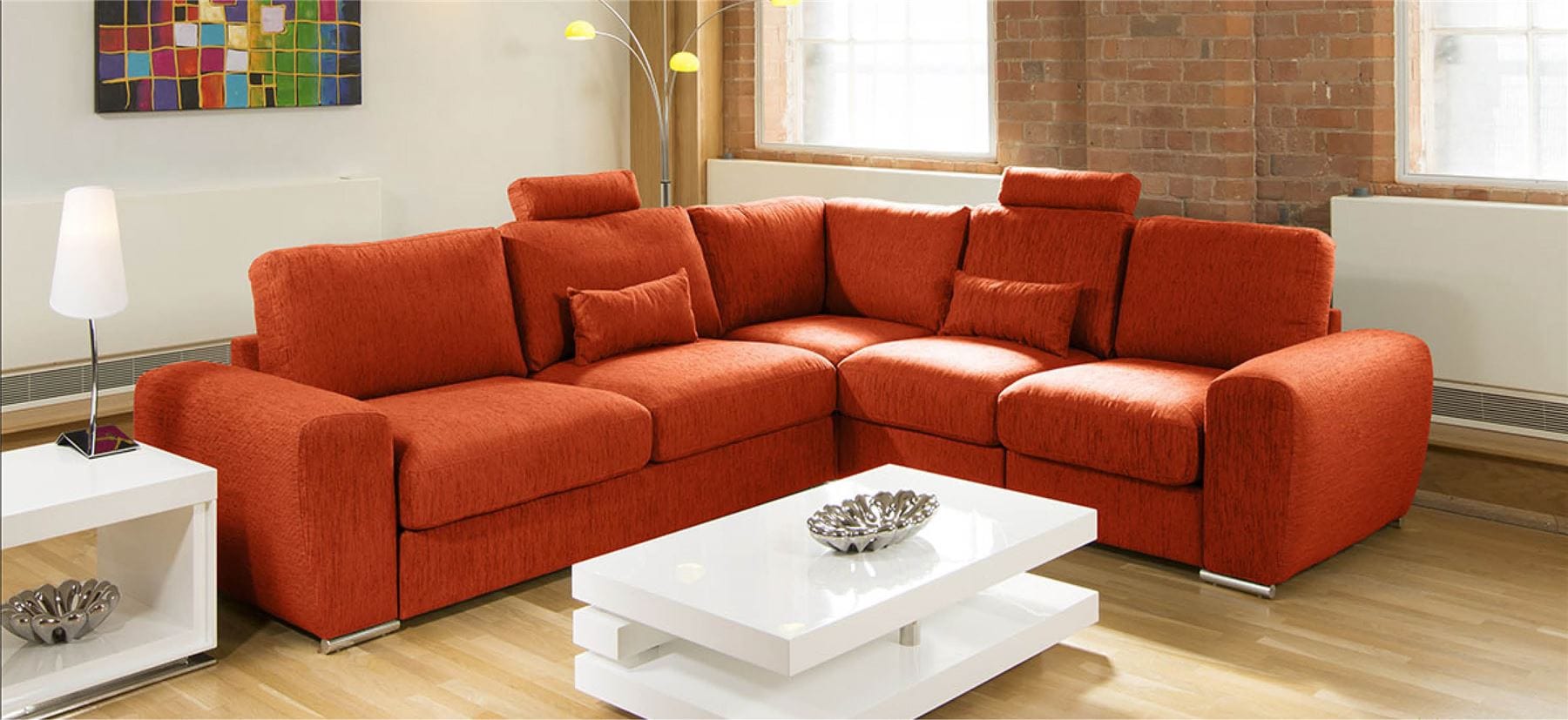 Luxurious Extra Deep Sectional Modular L Shape Corner Sofa Grande 5LH