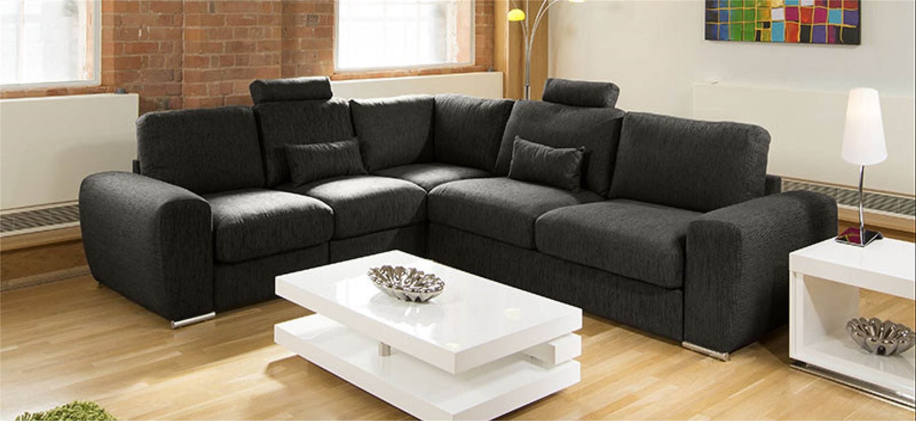Luxurious Extra Deep Sectional Modular L Shape Corner Sofa Grande 5RH