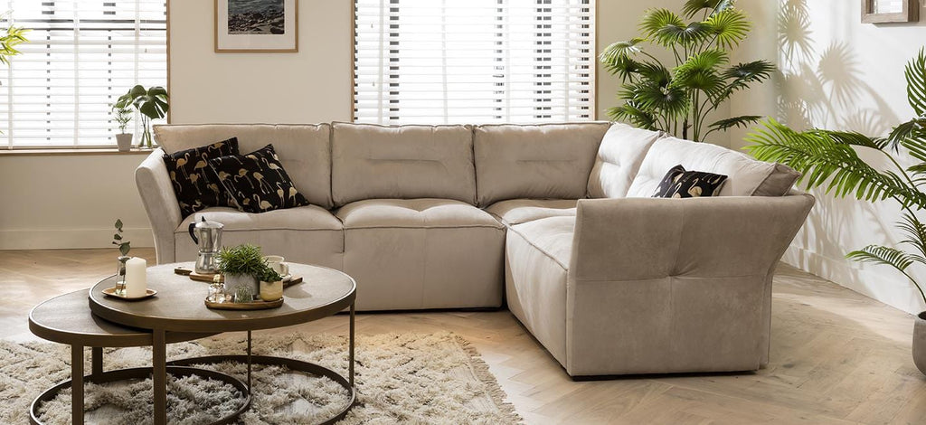 Quatropi 3 Seater Modular Corner Sofa - Right Hand L-Shape, Salsa 271x260cm