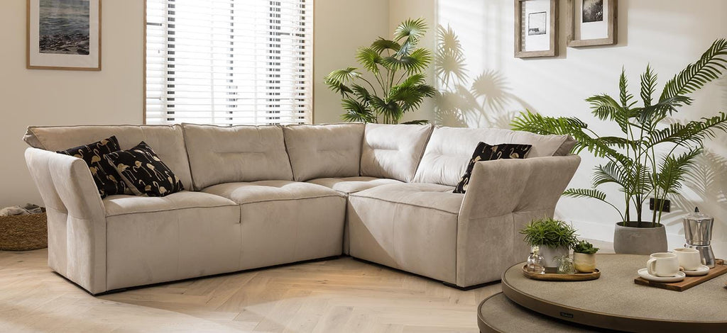 Quatropi 3 Seater Modular Corner Sofa - Right Hand L-Shape, Salsa 271x260cm