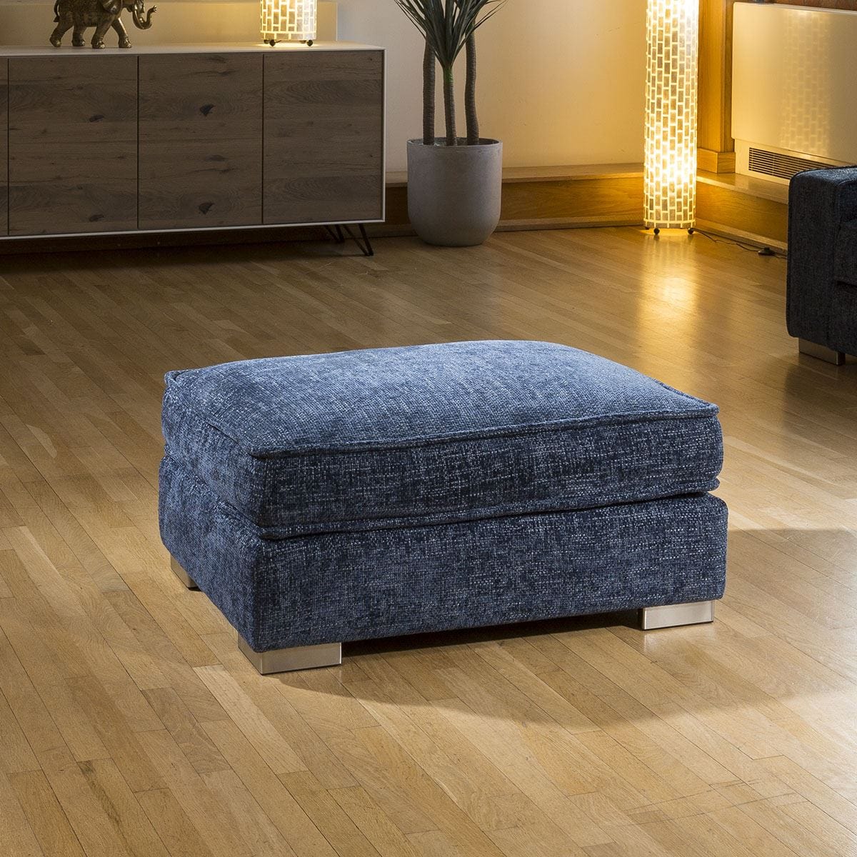 Luxury Big Modern Soft Deep 720 x 950 Footstool Many Colours & Fabrics