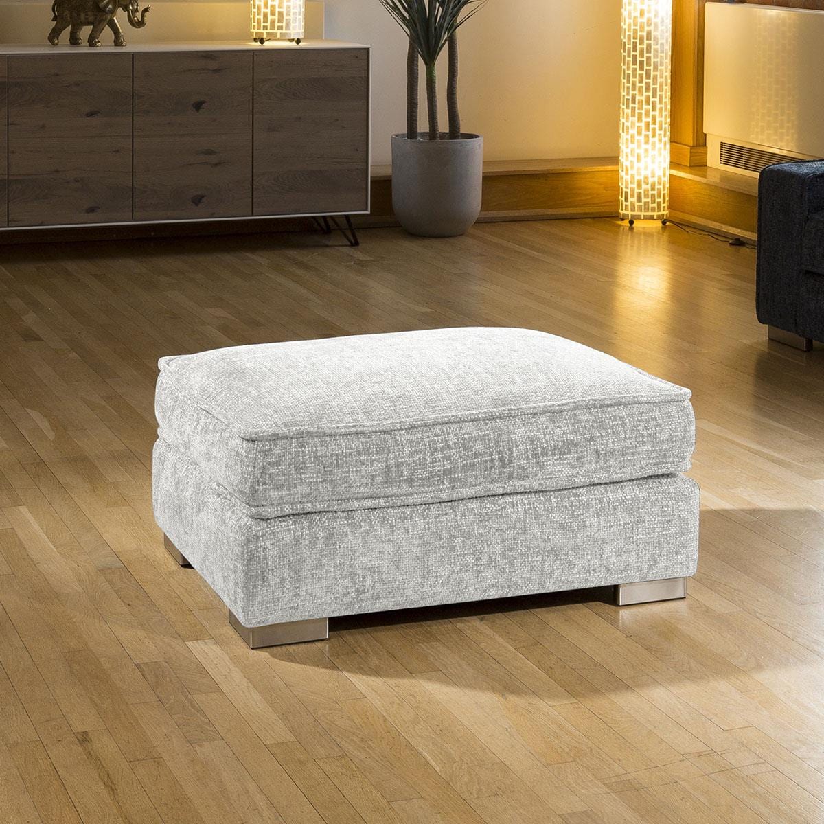 Luxury Big Modern Soft Deep 720 x 950 Footstool Many Colours & Fabrics