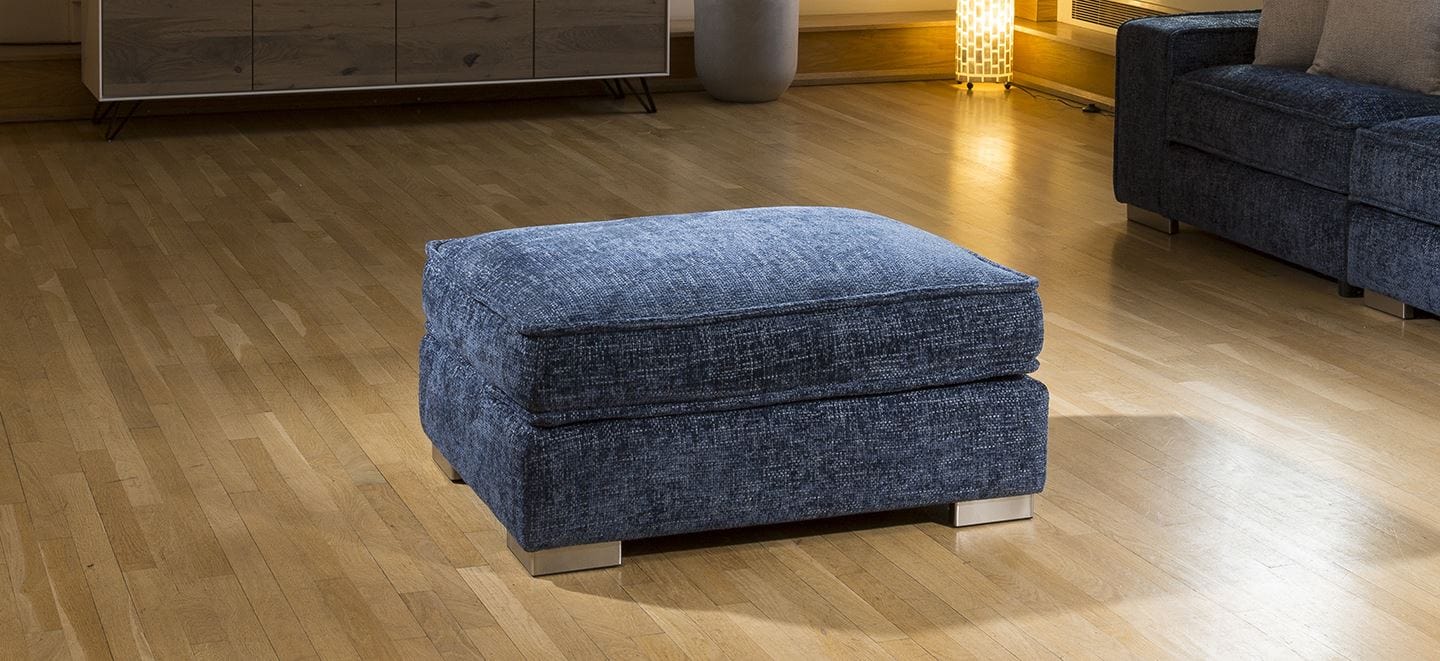Luxury Big Modern Soft Deep 720 x 950 Footstool Many Colours & Fabrics