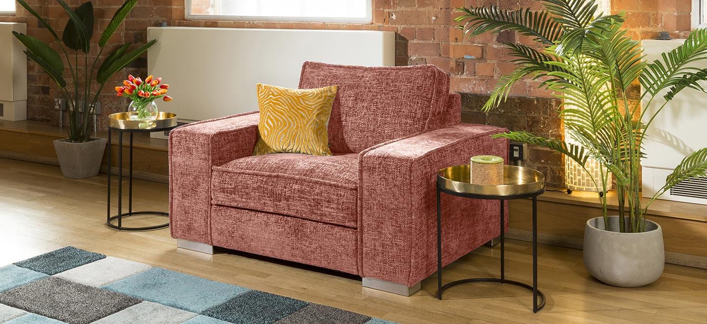 Luxury Big Modern Soft Deep Armchair Many Colours & Fabrics Lexci 1S