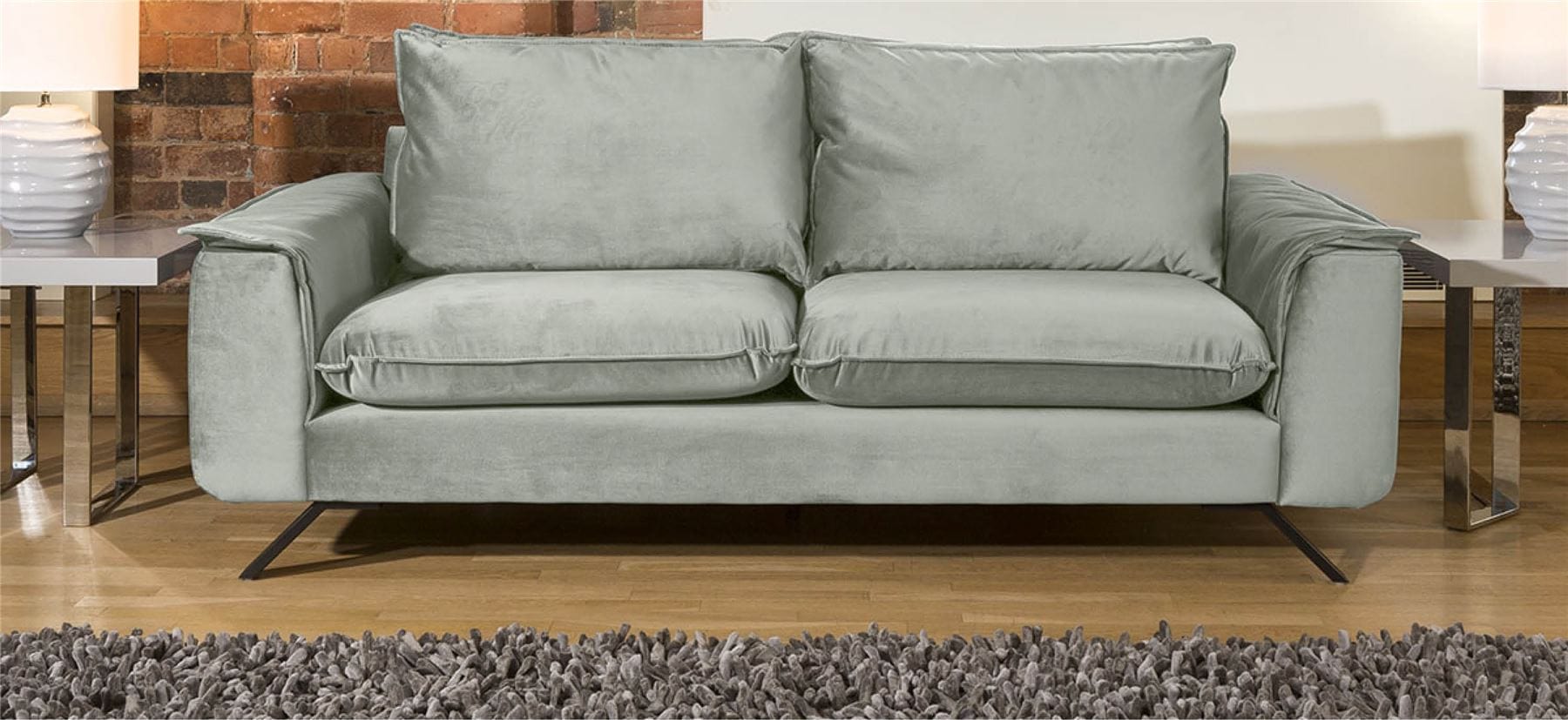 Ellie Range Large Double / 2 Seater Modular Sofa Many Fabrics 2.1m wide