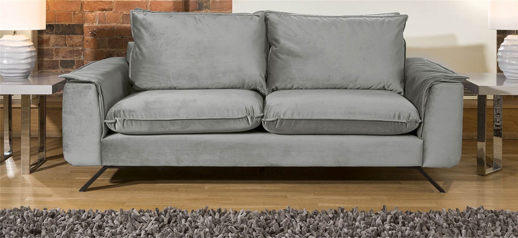 Ellie Range Large Double / 2 Seater Modular Sofa Many Fabrics 2.1m wide