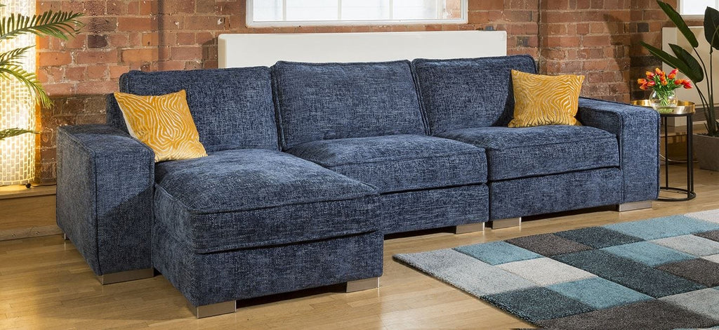 Luxury Large Modern Comfy 4 Seater & Chaise Many Colours & Fabrics 2L