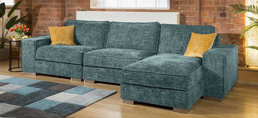 Luxury Large Modern Comfy 4 Seater & Chaise Many Colours & Fabrics 2R