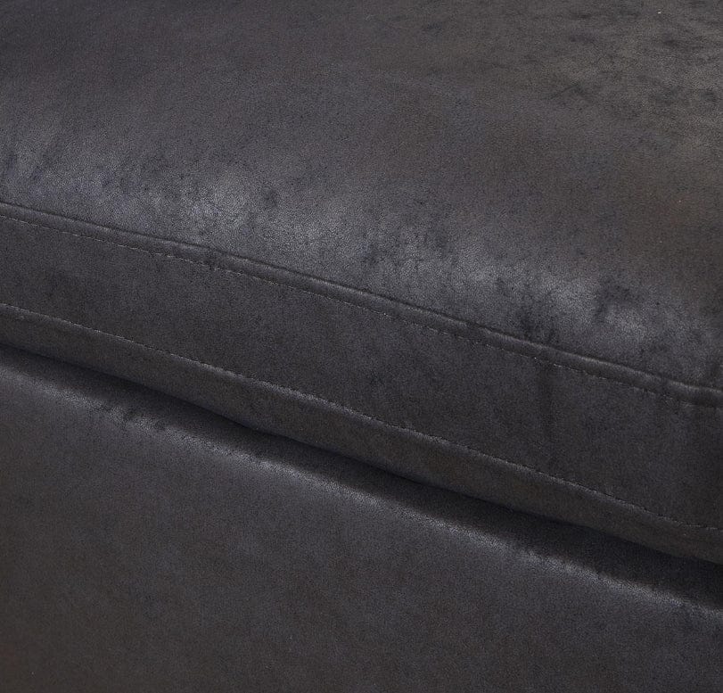 Archie 8 Seater U-Shape Sofa Black 360x270cm 11