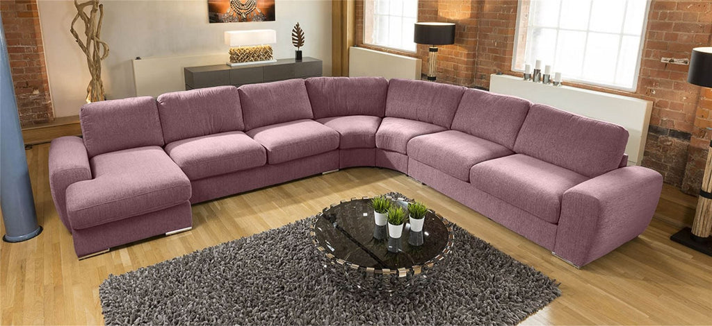 Luxury Massive Ultra Modern L Shape Sofa Corner Group Grande 23RH New