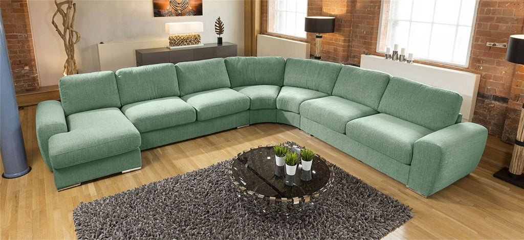Luxury Massive Ultra Modern L Shape Sofa Corner Group Grande 23RH New