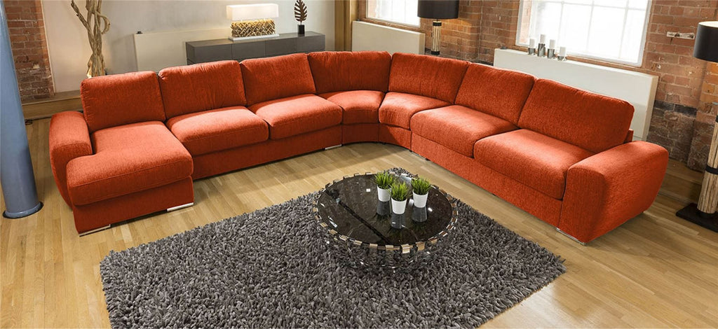 Luxury Massive Ultra Modern L Shape Sofa Corner Group Grande 23RH New